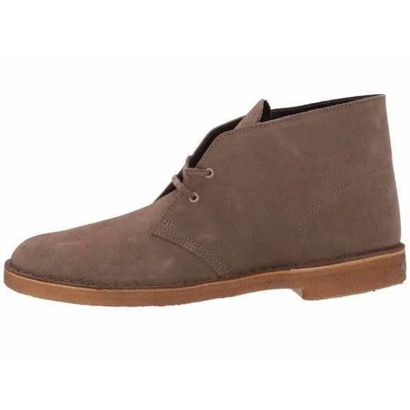 Clarks Originals Desert Boots Men’s Olive Green Suede 26128682 - Picture 3 of 16